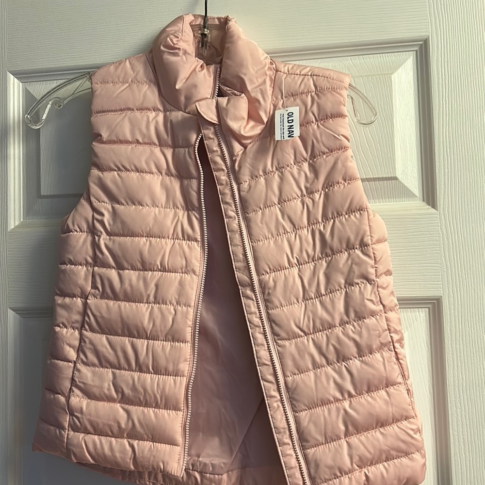 Old Navy SzL Girl Pink Puffer Vest